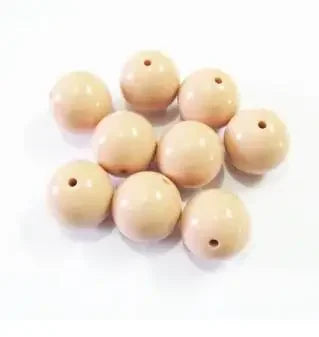 Acrylic Chunky Round Beads - 6mm to 20mm Solid Bubblegum Beads for DIY Handmade Jewelry & Craft Making