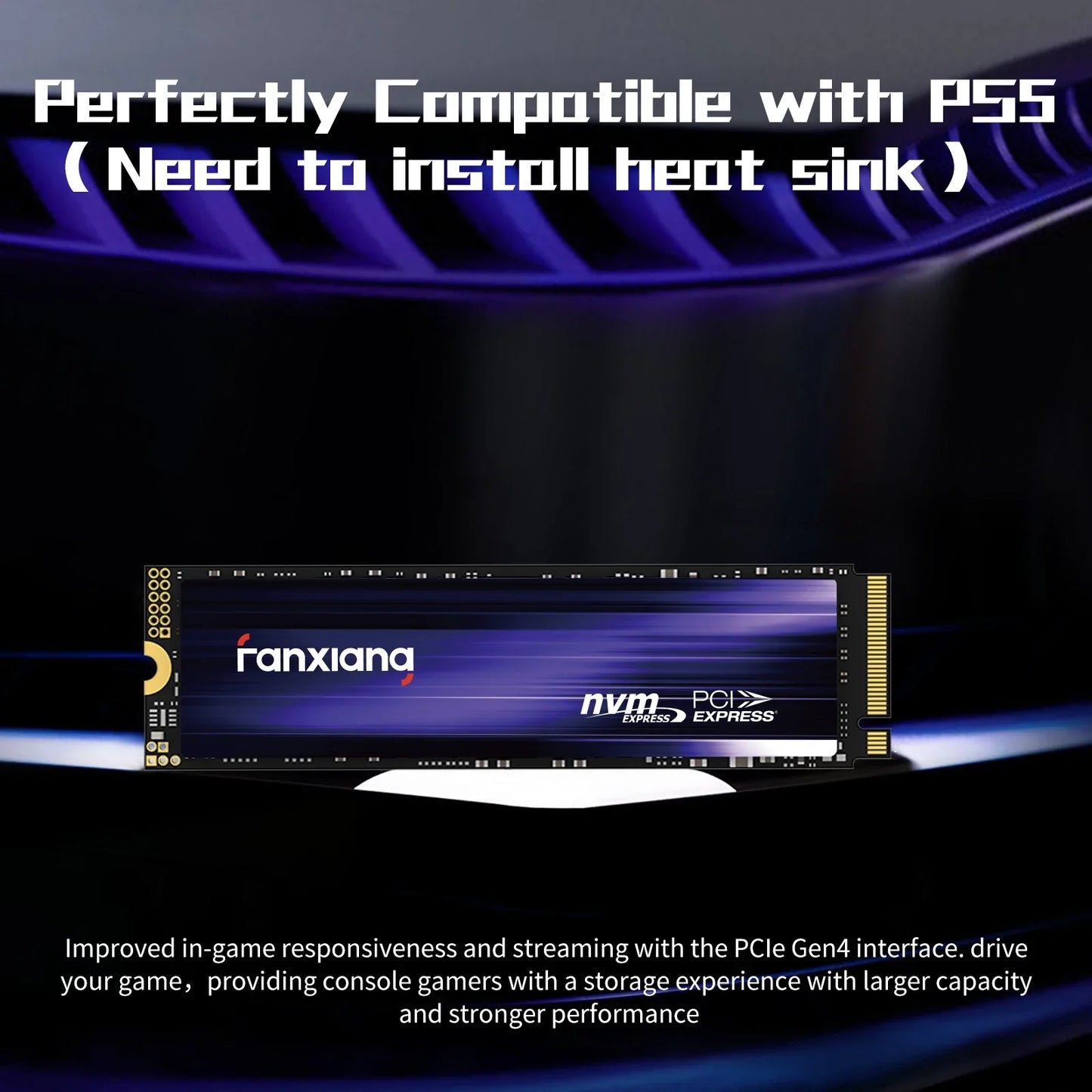 Fanxiang S500Pro/S880 M.2 SSD – 3500MB/s & 7300MB/s PCIe 3.0/4.0 NVMe Internal Solid State Drive (512GB, 1TB, 2TB, 4TB) for Laptop & PC