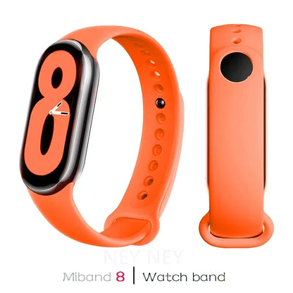 Waterproof Silicone Sport Strap for Xiaomi Mi Band 8/9 NFC – Replacement Smartwatch Bracelet