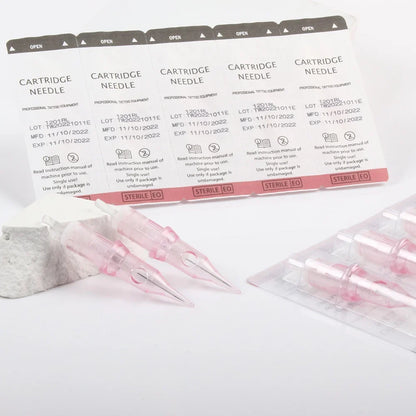 1RL 3RL 7RL Practice Tattoo Needles – 10/20/50/100PCS for PMU Motor Pen & Grip Cartridge Supplies