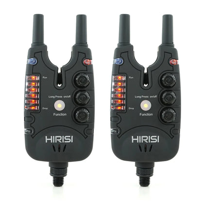 Hirisi Carp Fishing Bite Alarm - Adjustable Volume, Tone & Sensitivity LED Indicator B150