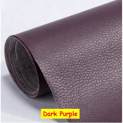 Large Self-Adhesive PU Leather Repair Patch – Faux Leather Tape for Sofa, Car & EV Seats