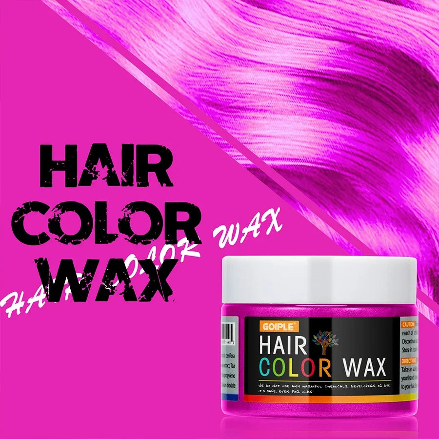 Valentine's Day DIY Hair Color Wax - Temporary Washable Hair, Beard & Eyebrow Coloring Cream