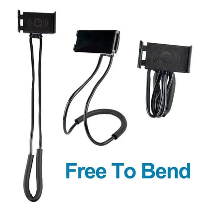 Flexible Neck Phone Holder - 360° Hands-Free Lazy Bracket Stand for iPhone, Samsung & Xiaomi