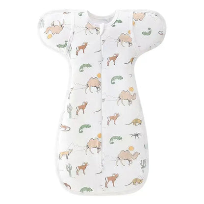 Newborn Cotton Swaddle Sleepsack - 0-6 Months Baby Wrap Bedding for Cozy Sleep Comfort