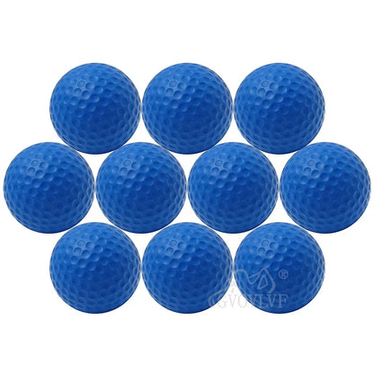 Soft PU Indoor Golf Balls - Yellow Practice Training Aid for Golfers & Gifts