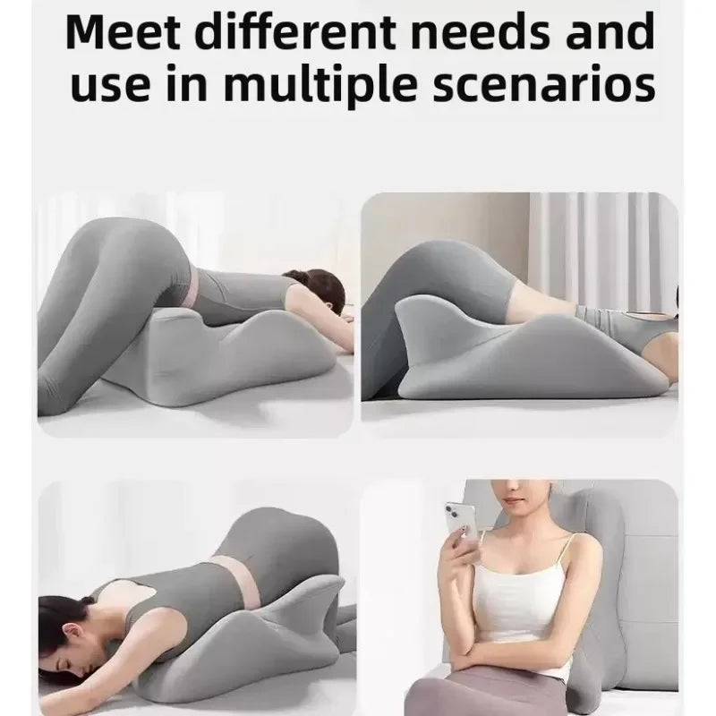Multi-Positional Wedge Pillow — Comfortable, Breathable Bed & Prone Lying Pillow, Multi-Functional Support