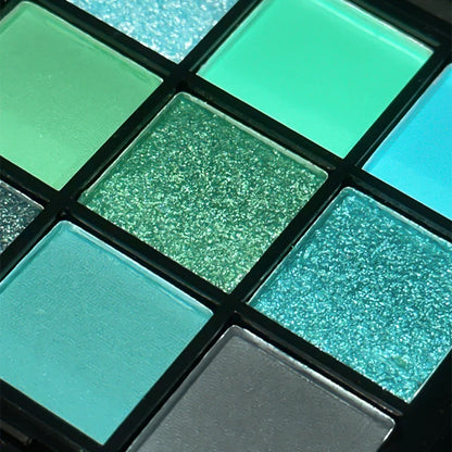 9-Grid Eyeshadow Palette – Glitter, Pearlescent, Matte, Shimmer Long-Lasting Eye Makeup for Women