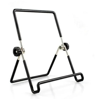 Portable Metal Tablet and Phone Stand – Foldable Desk Mount for iPad, iPhone, Samsung, Huawei | Universal Use for Work, Home, Travel