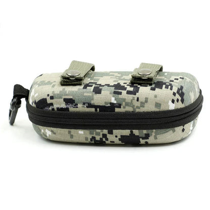 Camouflage Outdoor Sports Glasses Case – Thickened Zipper Sunglasses Storage Box, Anti-Stress & Military Portable