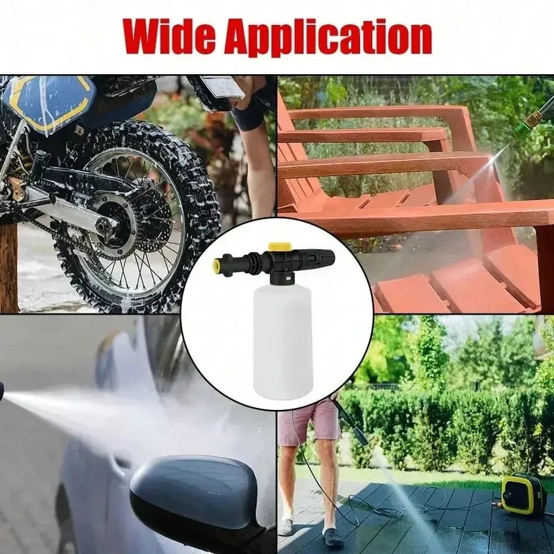 700ML Snow Foam Cannon Lance - Adjustable Pressure Washer Foam Gun for Karcher K2-K7
