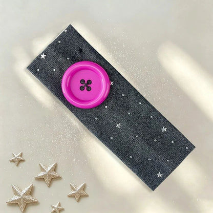 Retro Polka Dot Button Headband - Y2K French Style Cute Sweet Hair Accessory