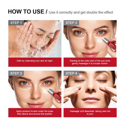 Retinol Eye Cream Stick - Dark Circle Brightening & Firming Eye Repair Serum for Women’s Skin Care