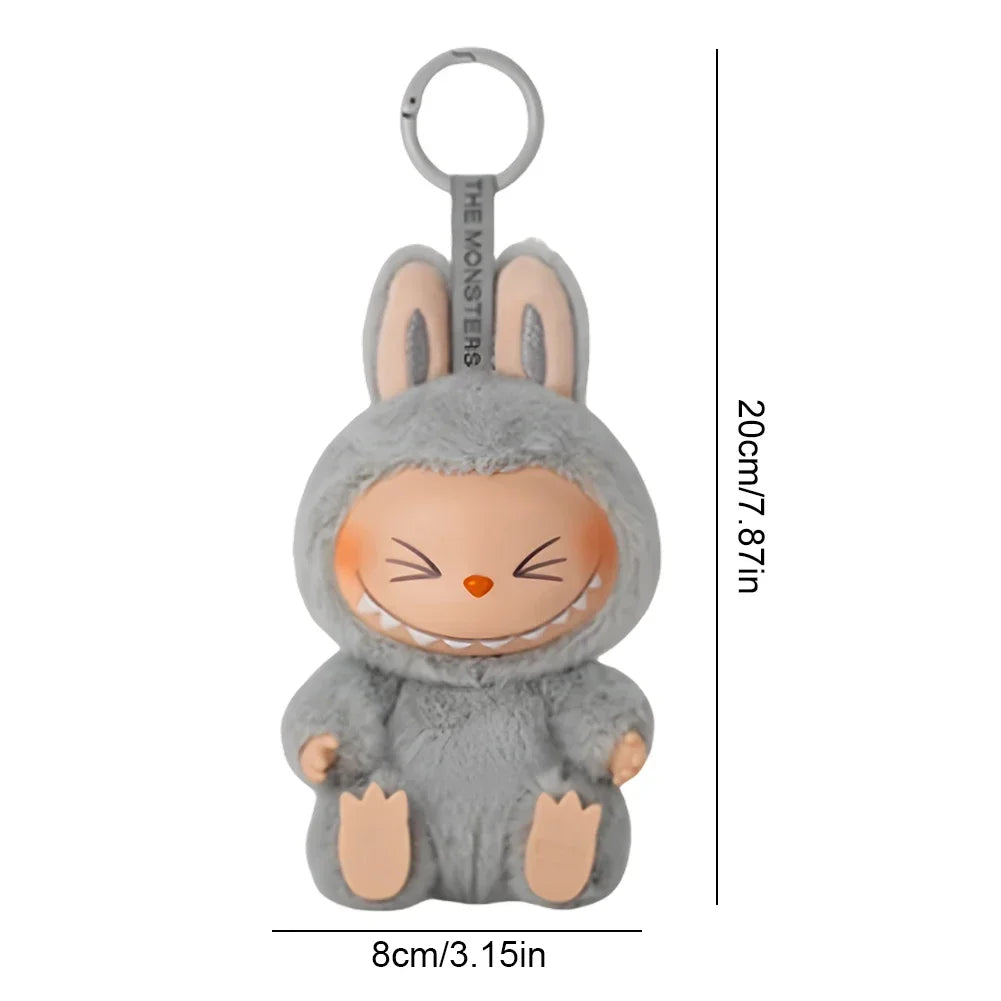 Labubu Have A Seat Series Anime Figure PVC Keychain Doll – Kawaii Monster Pendant Toy Gift