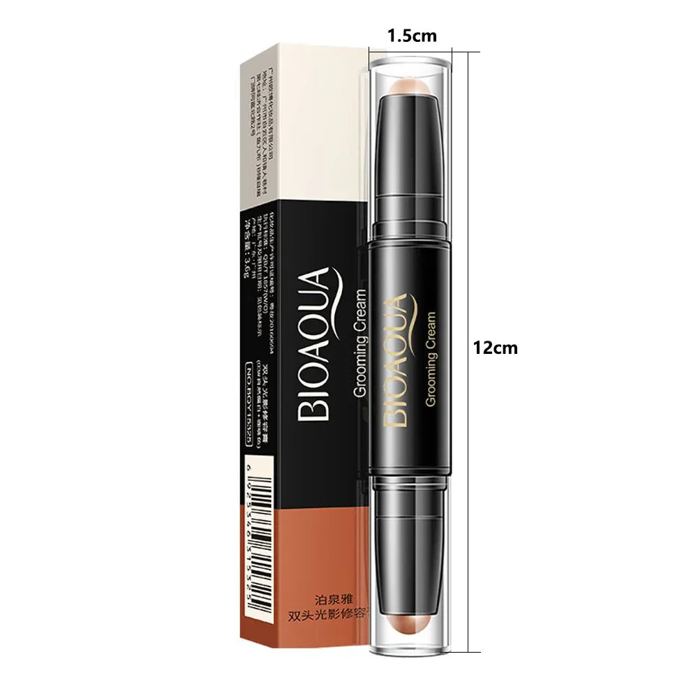 Professional Makeup Base Foundation Cream – Full-Coverage Concealer & Contouring Bronzer for Women