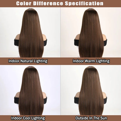 26" Long Straight Synthetic Wig – Fashion Color Wig for Women, Daily Wear, Halloween Costume, Party & Cosplay