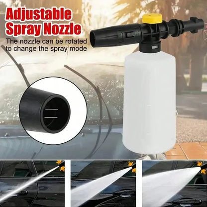 700ML Snow Foam Cannon Lance - Adjustable Pressure Washer Foam Gun for Karcher K2-K7