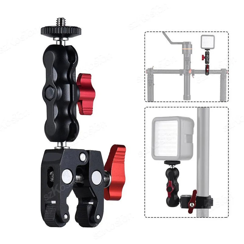 Selfie Stick Monopod Handlebar Mount – Compatible with Insta360 X4/X3/X2, GoPro 8-13 & DJI for Bicycle & Motorcycle