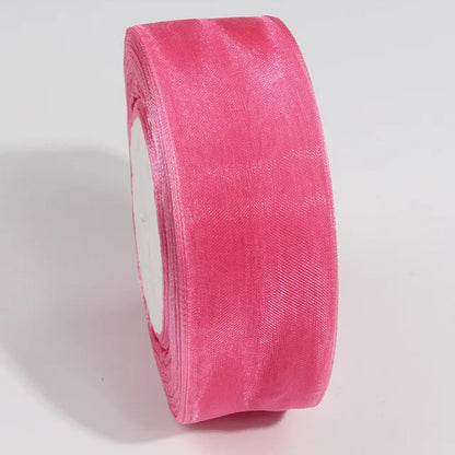 10 Yards Sheer Chiffon Organza Ribbon - Satin Gift Wrapping Ribbon for Wedding Bouquets, Party Decor & DIY Crafts