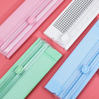 A4 Mini Paper Trimmer – Precision Cutter for Crafts, Photos and Scrapbooks | Laminated Paper Cutting Machine for Home Projects