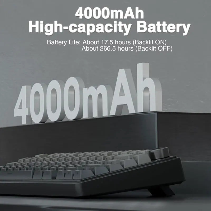 AULA F75 Gaming Mechanical Keyboard - 75% RGB Gasket Mount Hot-Swappable Keyboard with PBT Keycaps