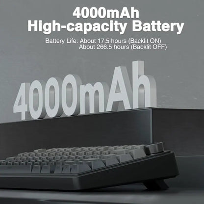 AULA F75 Gaming Mechanical Keyboard - 75% RGB Gasket Mount Hot-Swappable Keyboard with PBT Keycaps