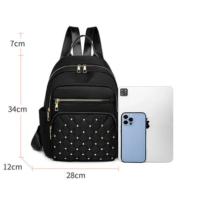 Luxury Designer Women's Oxford Rucksack - High-Quality, Small Schoolbag for Youth and Students, Leisure Outdoor Backpack, Travel Shoulder Bag