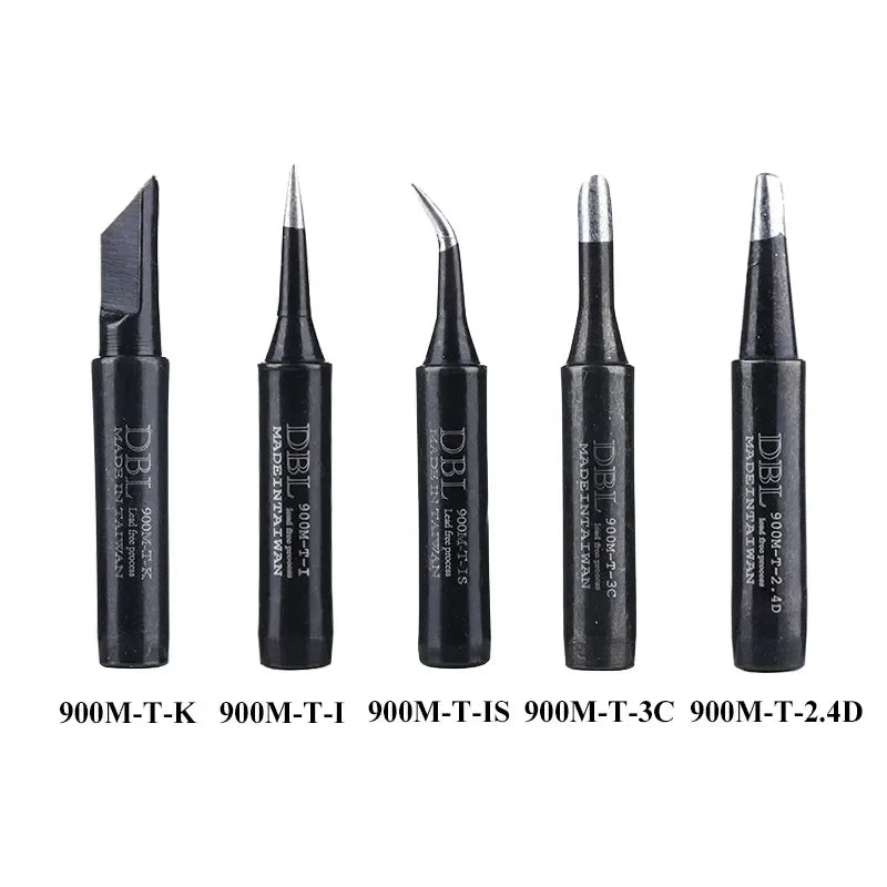 5PCS Lead-Free Soldering Iron Tips - 900M Series Replacement Tips for Welding & Solder Stations