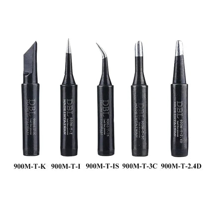 5PCS Lead-Free Soldering Iron Tips - 900M Series Replacement Tips for Welding & Solder Stations