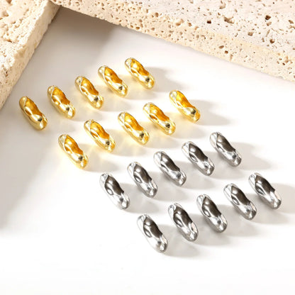 Stainless Steel Beaded Ball Chain - 1.5mm 2mm 2.4mm Bulk Jewelry Chain for DIY Necklaces & Craft Making Supplies