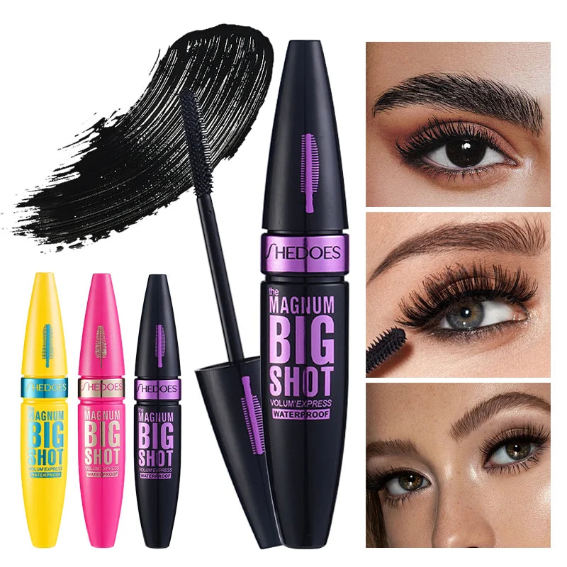Black Thickening Mascara - Waterproof Sweat-Proof Long Lasting Eyelash Setting Cream
