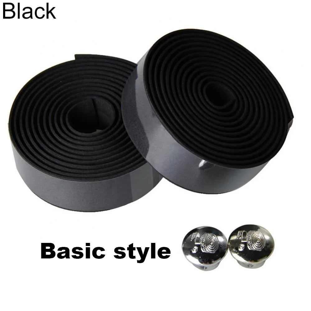 Bicycle Handlebar Tape – Anti-Vibration PU EVA Non-Slip Breathable Road Bike Bar Wrap for Racing