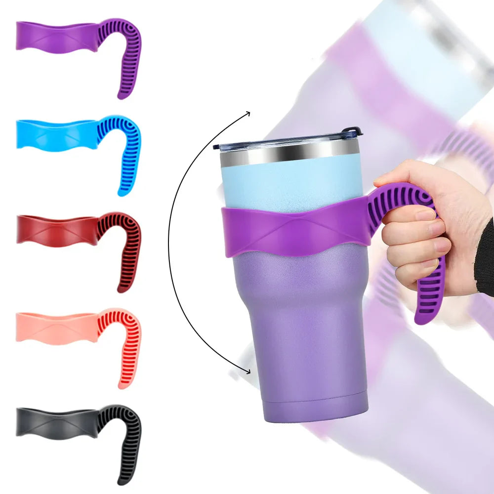 20/30oz Tumbler Handle – Portable Thermos & Coffee Cup Holder for Travel Drinkware and Insulated Bottle Accessories