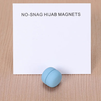 WLP Magnetic Hijab Clips - Solid Color Round Strong Magnet Pins for Silk Scarves Shawls Turban Accessories