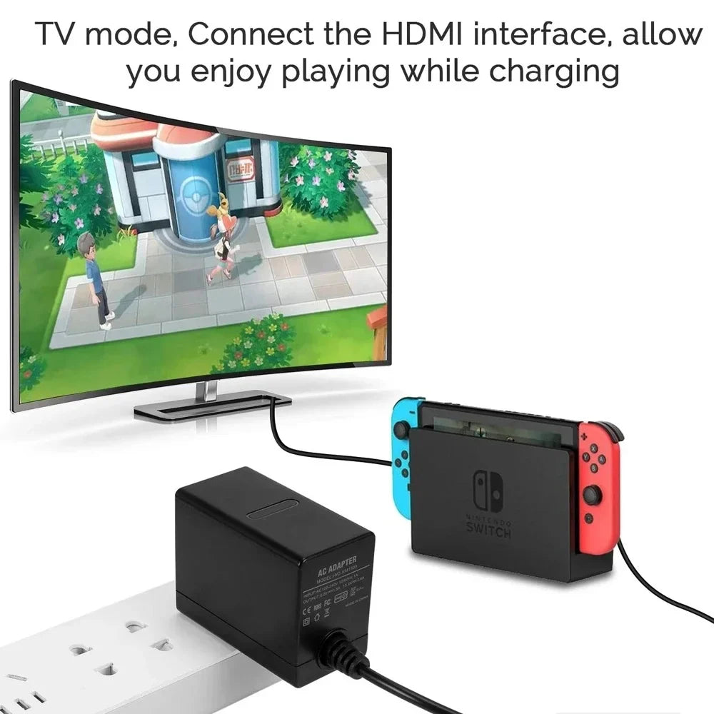 Nintendo Switch & Switch Lite Fast Charger – AC Power Adapter for Mobile Devices