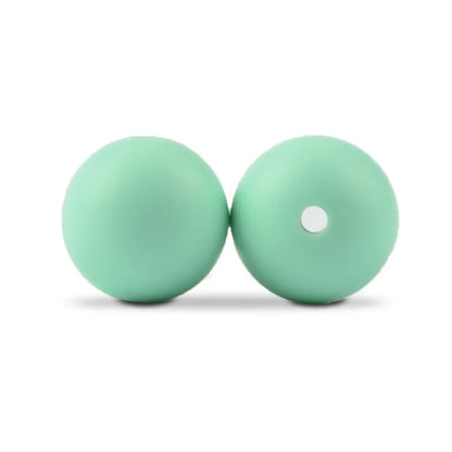 LOFCA Silicone Round Beads 20pcs - 9/12/15mm DIY Jewelry Making Beads for Bracelets, Keychains & Necklaces