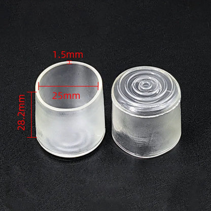 Transparent Silicone Furniture Leg Protectors - Round Chair & Table Foot Covers for Scratch Prevention