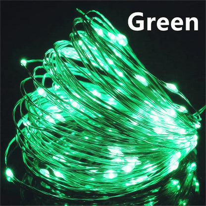 USB LED Fairy String Lights - 20M 200LED Copper Wire Garland for Christmas, Wedding & Outdoor Decor