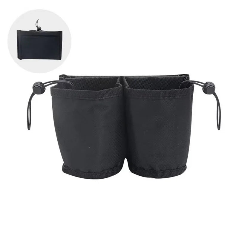 Travel Luggage Cup Holder - Hands-Free Suitcase Drink Carrier for Coffee, Water Bottles & Travel Mugs