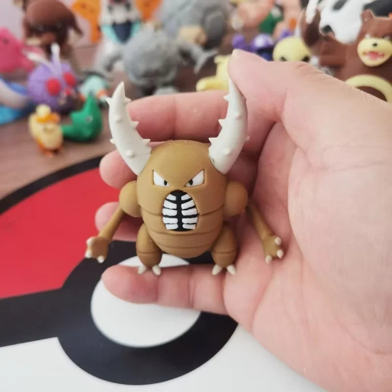Pokemon 1:20 Scale Character Figures - DIY 3D Printed Kawaii Cartoon Models Kids Christmas Gift Toys