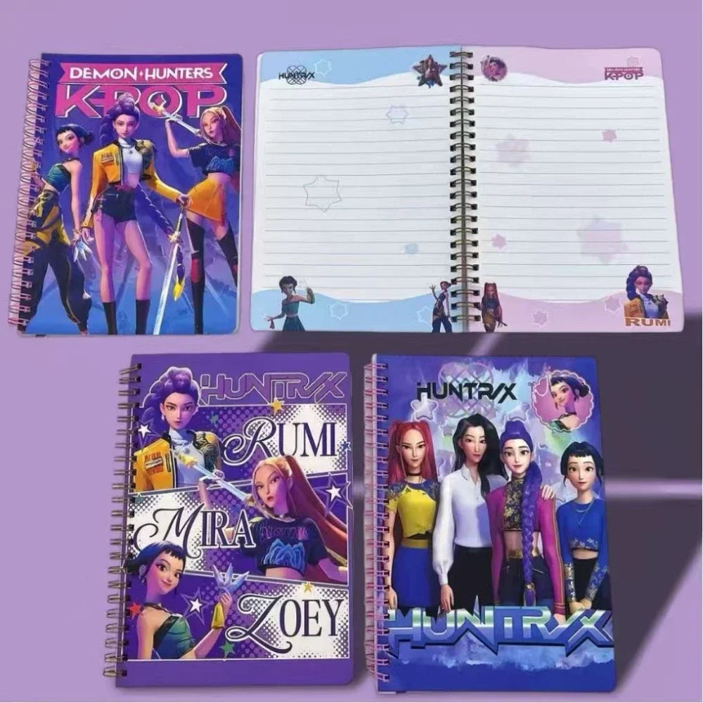 K-POP A5 Loose Leaf Notebook — Student Diary & Writing Journal — School Supplies Gift for Kids & Teens