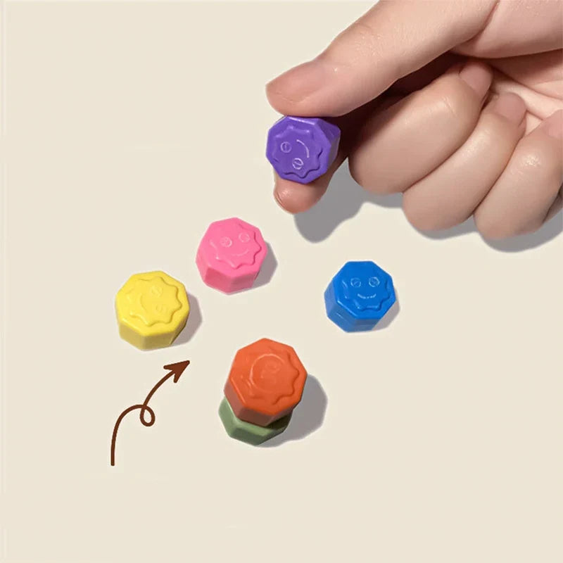6pcs Classic Gonggi Stone Game Set - Nostalgic Desktop Party Toy for Kids, Students & Family Play