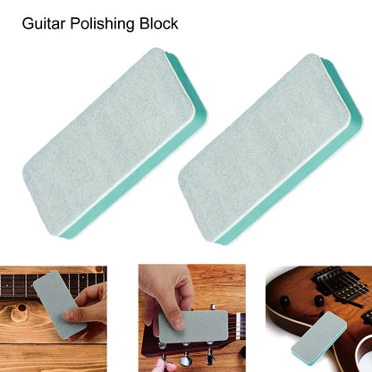 Miwayer 1000 Grit Sanding Blocks - Double-Sided Guitar Fretboard Polishing & Cleaning Tool