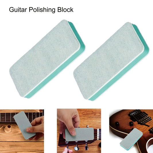 Miwayer 1000 Grit Sanding Blocks - Double-Sided Guitar Fretboard Polishing & Cleaning Tool