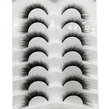 38 Styles 5 Pairs 3D Mink False Eyelashes – Natural Fake Lashes Makeup Beauty Tools
