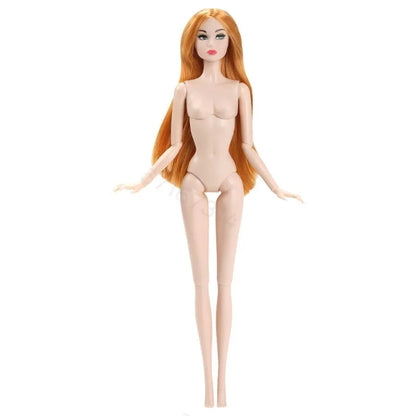 32cm 1/6 BJD Supermodel Doll – European & American Fashion DIY PVC Nude Doll Girl with Makeup