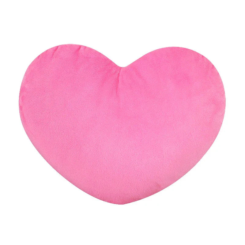 Cute Heart-Shaped Plush Pillow – Soft Sleeping Cushion for Living Room Decor, Valentine’s Day Gifts, Comfortable Sofa Pillow (15/20/30cm)