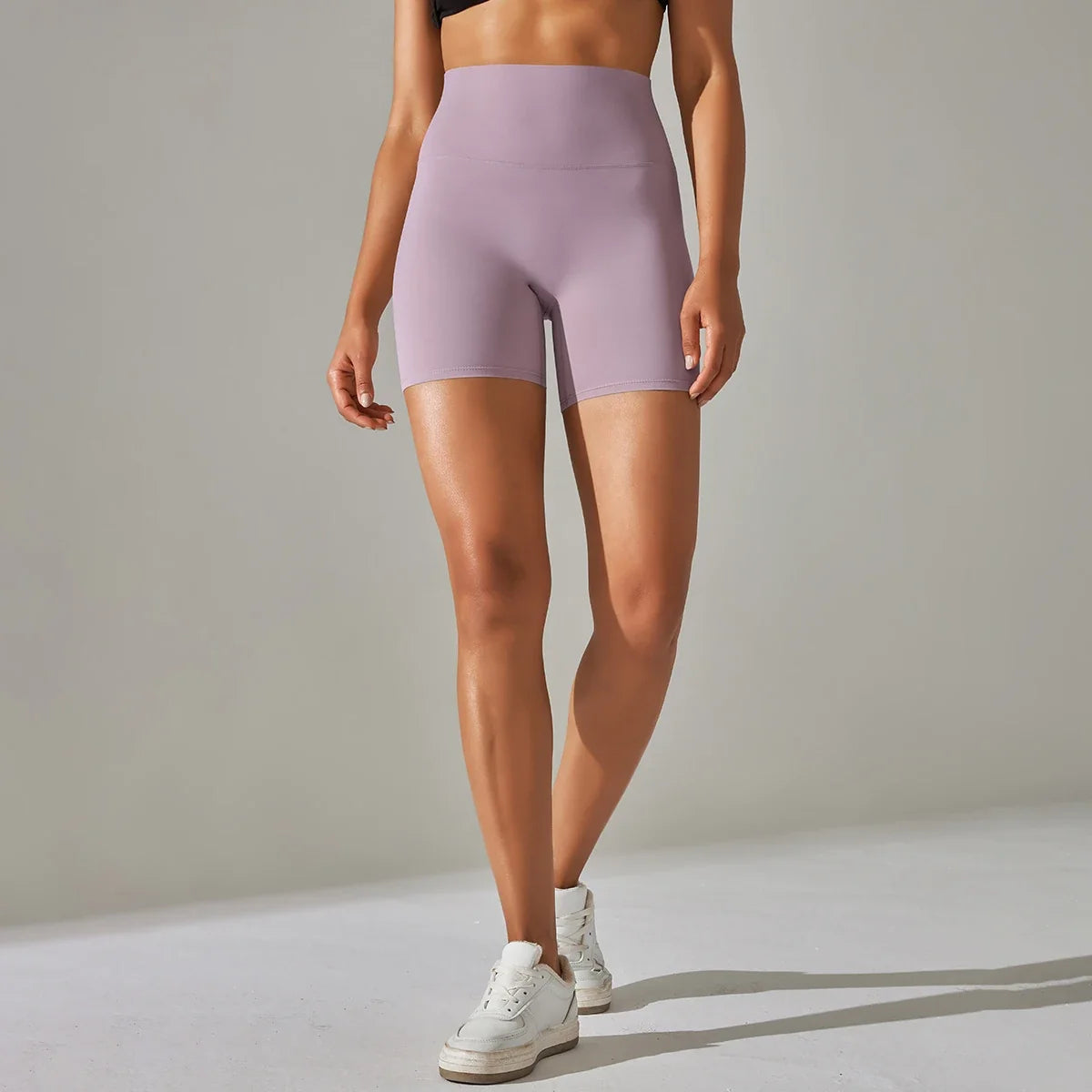 Women High Waist Yoga Legging Shorts - Squat Proof Quick Dry Fitness Cycling Shorts for Gym Workout & Sports