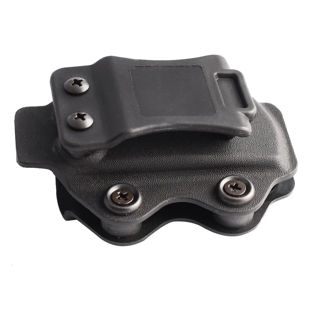 IWB OWB Magazine Pouch Holster - Single Stack Mag Carrier Compatible with Glock 17 19 26 23 27 & More