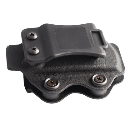 IWB OWB Magazine Pouch Holster - Single Stack Mag Carrier Compatible with Glock 17 19 26 23 27 & More